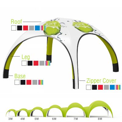 INFLAT X-Tent Farbauswahl